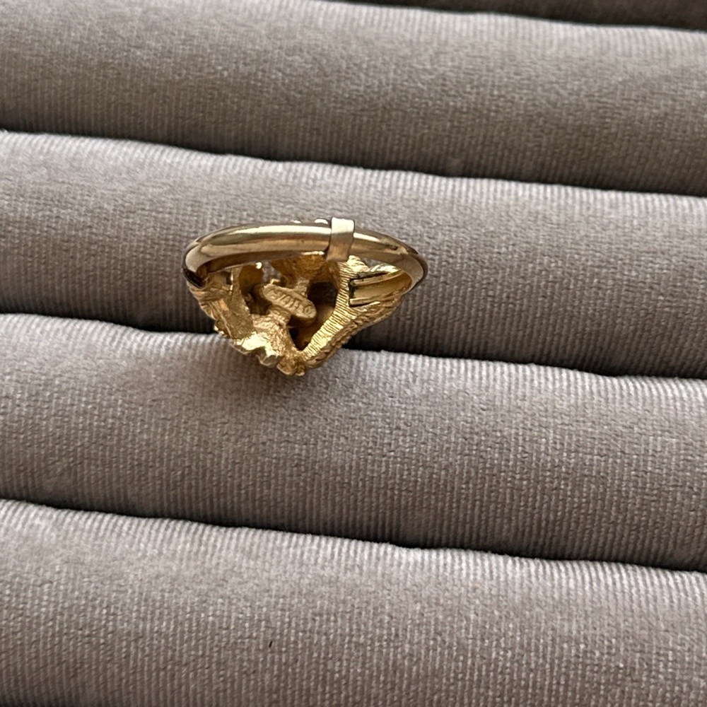 Avon Gold Floral Opal Cluster Ring - Women Jewelry - Picture 6 of 6